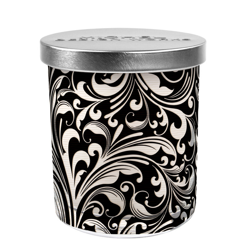 Honey Almond Decorative Glass Candle