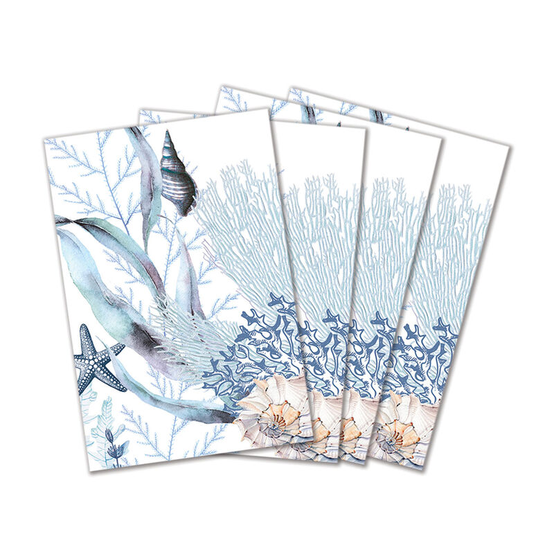 Ocean Tide Cotton Table Napkins (Set of 4)