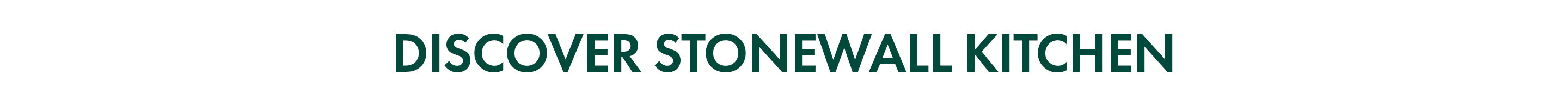 Discover Stonewall Kitchen