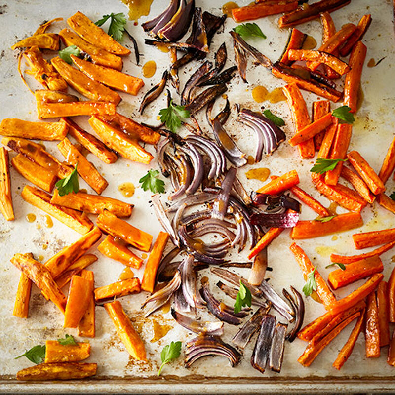Oven Roasted Glazed Vegetables