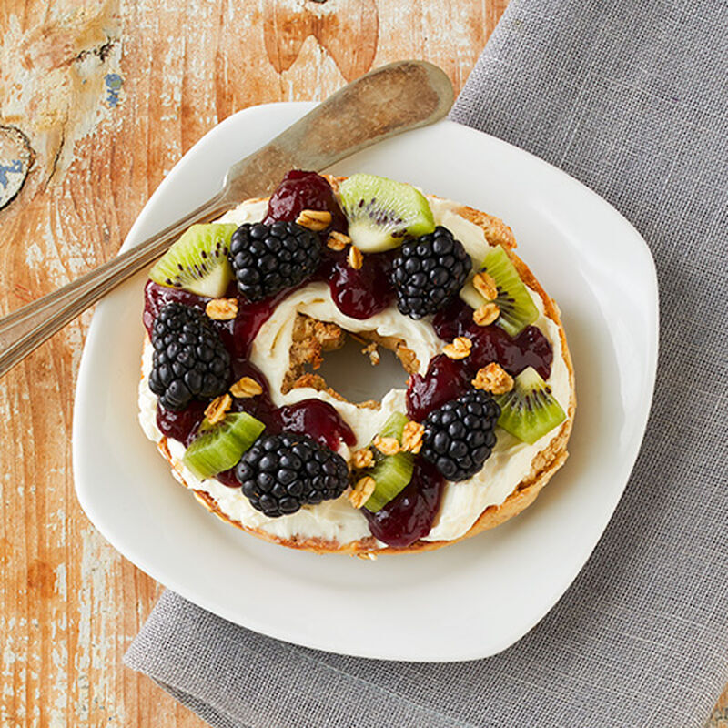 Berry Breakfast Bagel
