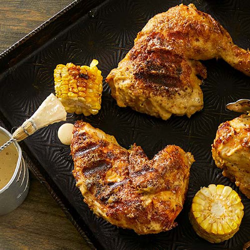 Horseradish Peppercorn Grilled Chicken