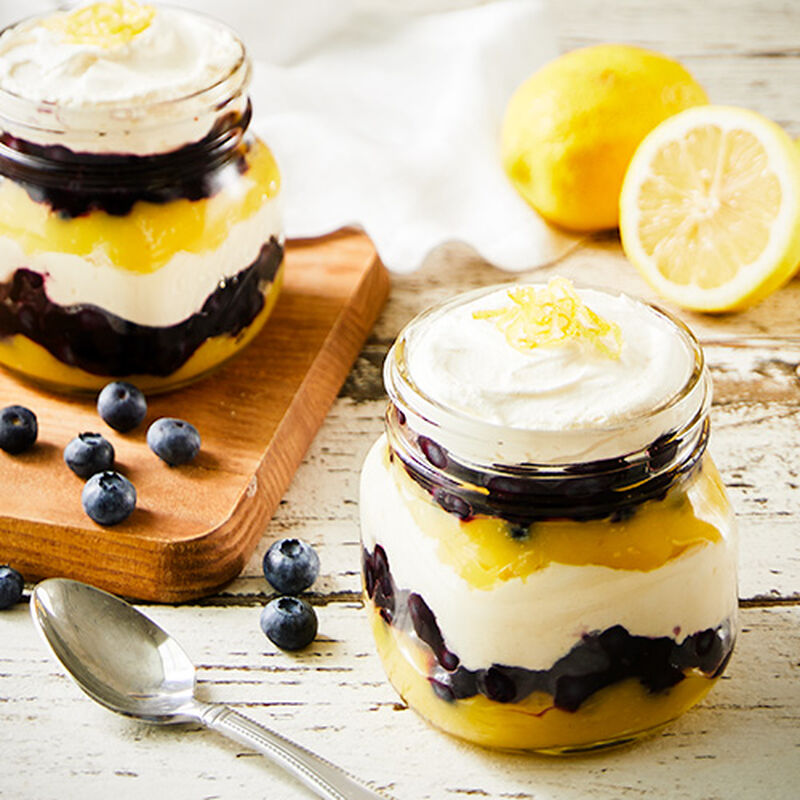 Lemon Blueberry Dessert Parfait