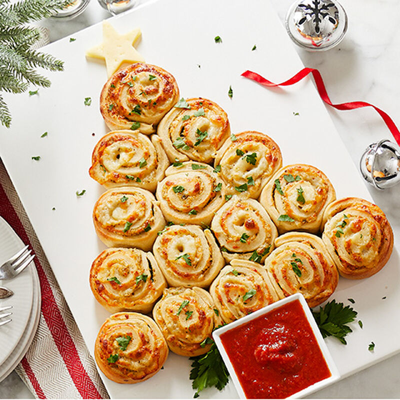 Christmas Tree Garlic Knots