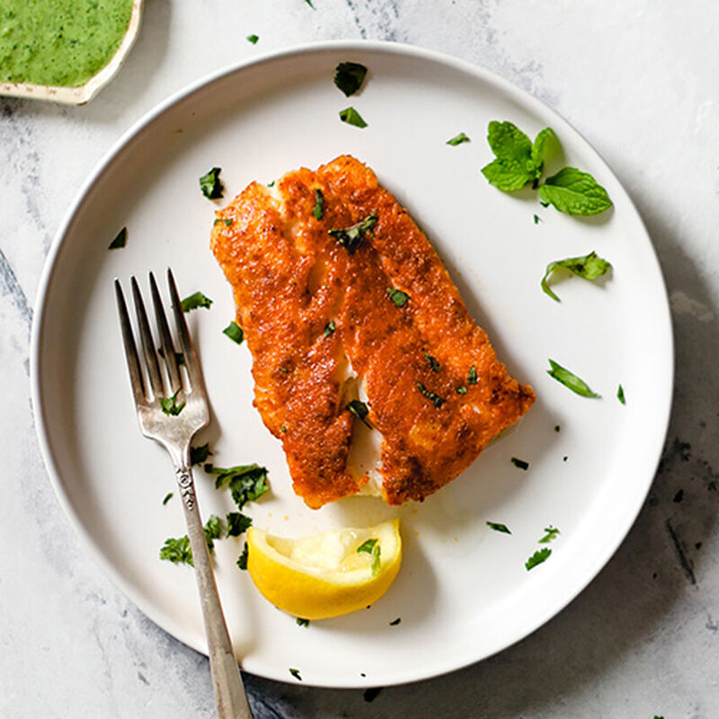 Pan-Fried Cod Masala