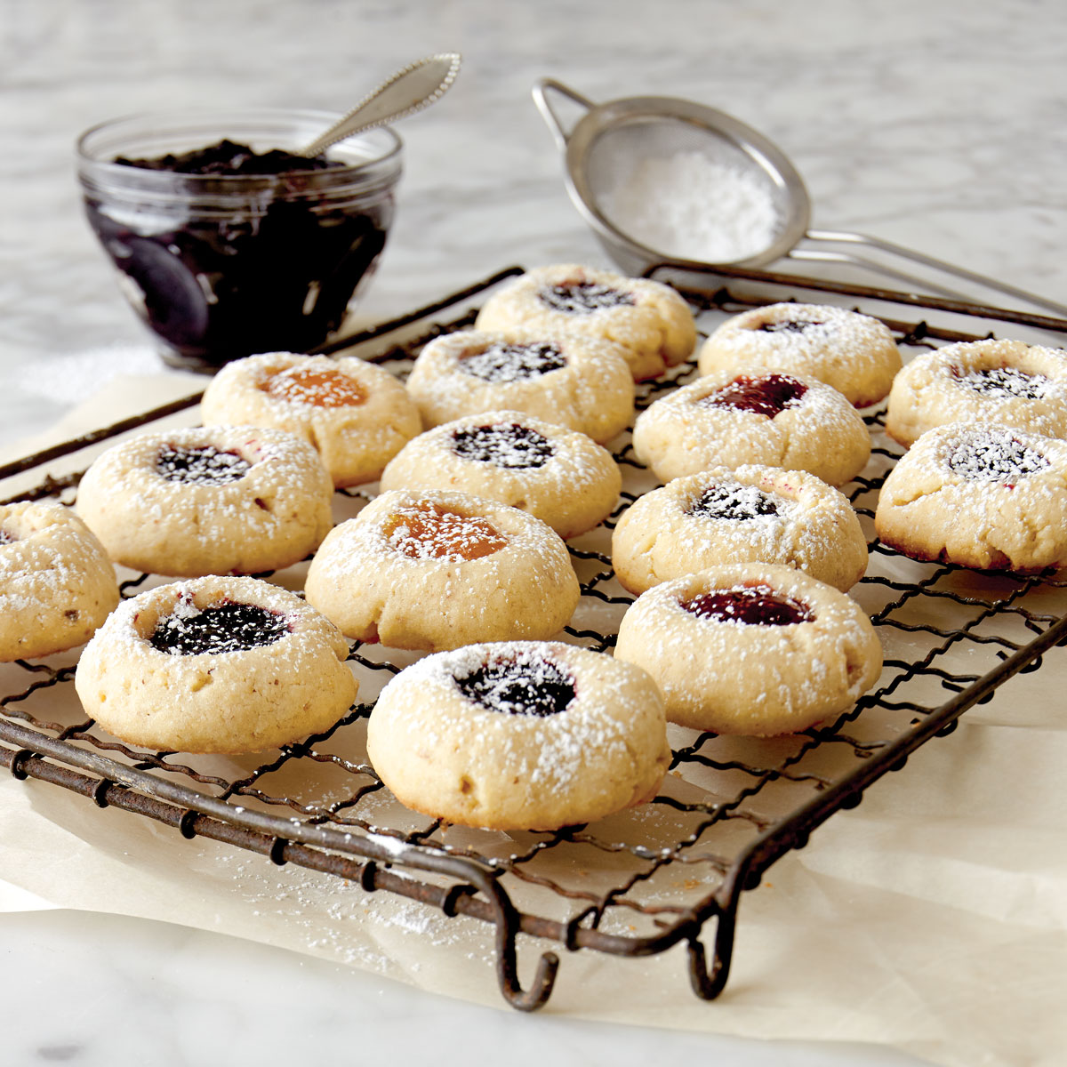 Thumbprint Jam Cookies